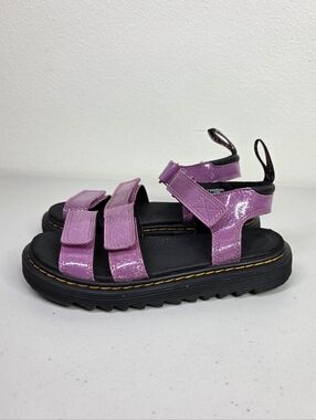 Dr. Martens Klaire J Kids Velcro Pink Sandals Light Weight